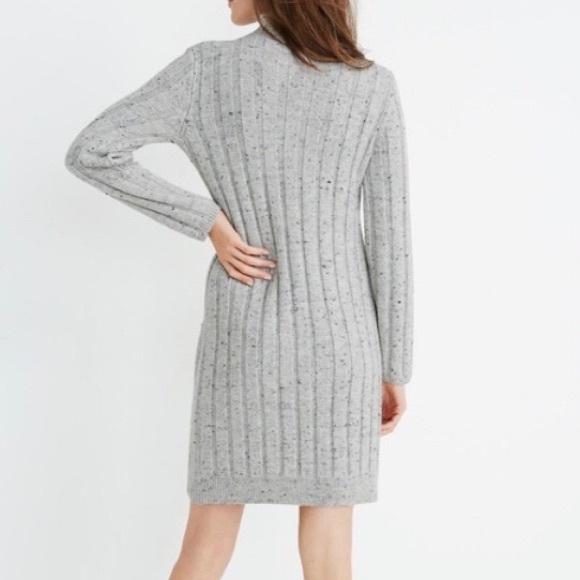NWT Madewell Donegal Mock Neck Sweater Dress - Picture 3 of 7